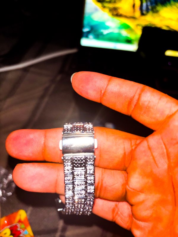 cubic bule watch